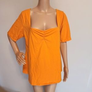 Ava & Viv Women's 1/4 sleeve blouse